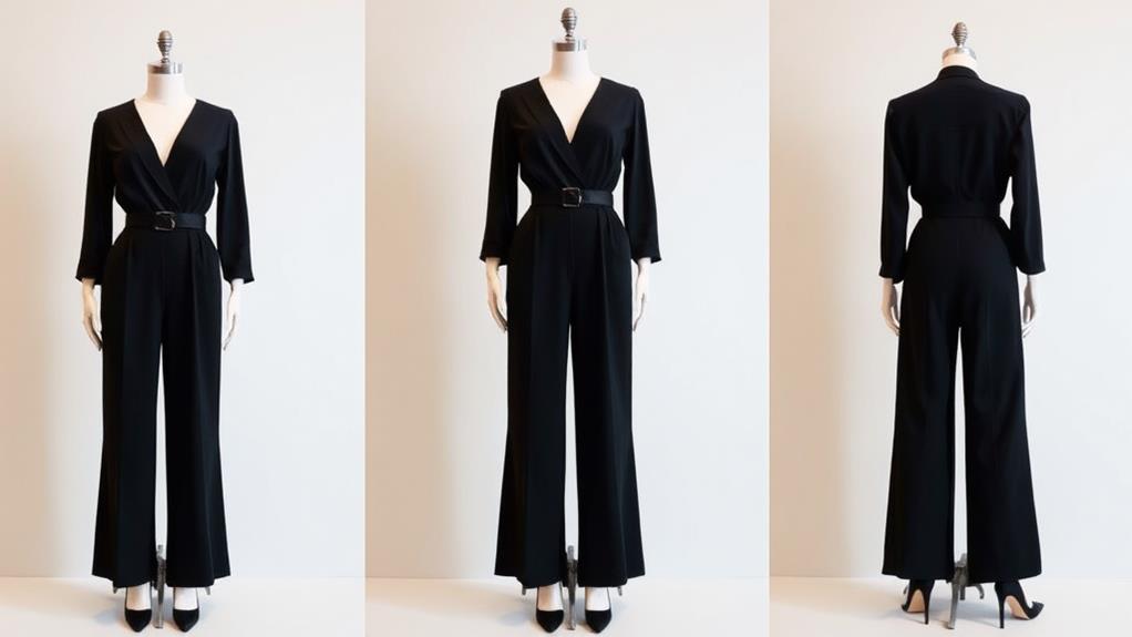 chic elegant black jumpsuit