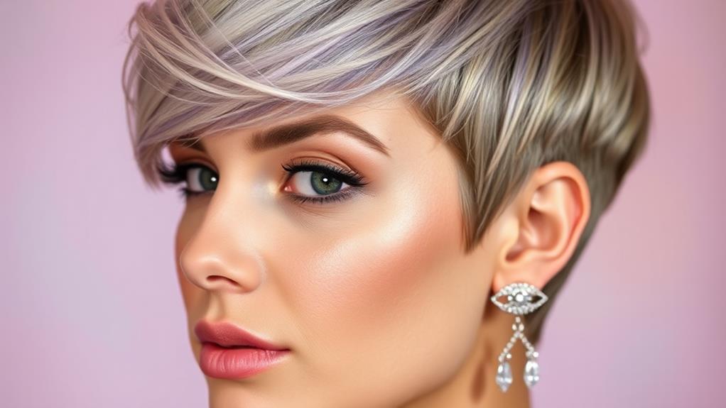 chic short haircut style