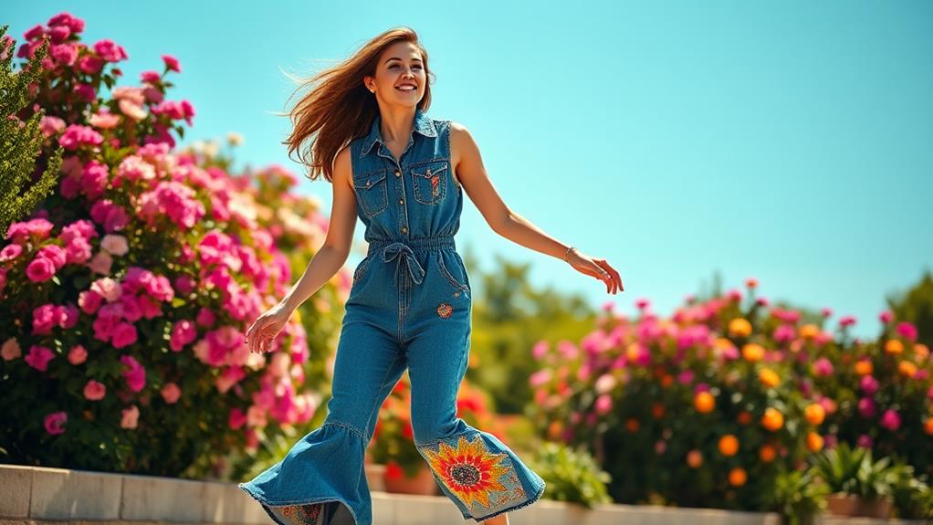 fun fashionable denim outfit