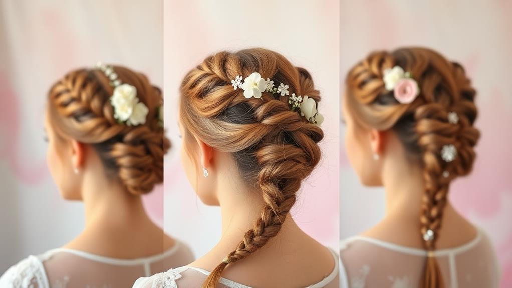 stylish braided hairdo