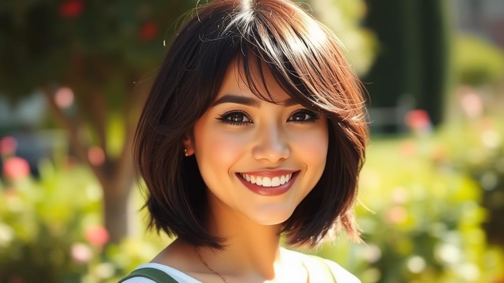 trendy bob haircut style