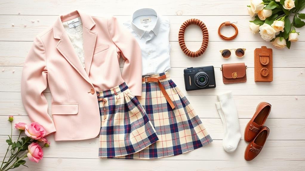 trendy preppy outfit inspiration